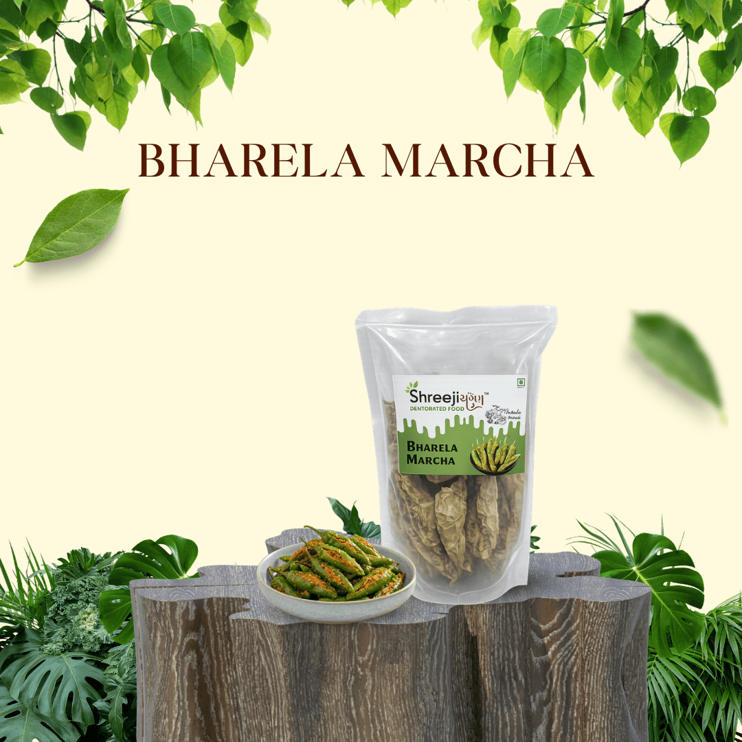 Bharela Marcha – ભરેલા મરચા – (Stuffed Green Chilli) – Traditional Delicacy
